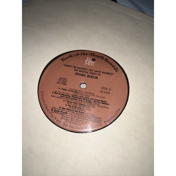 The Magical Songs Of Irving Berlin 1978 Vintage Vinyl Record Box Set 4xLP - Picture 7 of 11